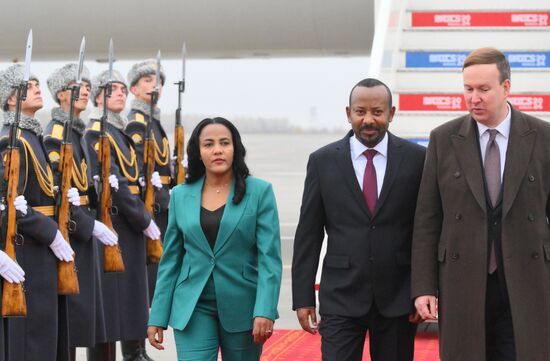 16th BRICS Summit. Arrival of Ethiopian Prime Minister Abiy Ahmed Ali