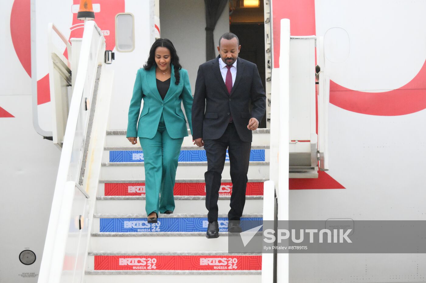 16th BRICS Summit. Arrival of Ethiopian Prime Minister Abiy Ahmed Ali