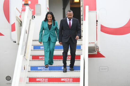 16th BRICS Summit. Arrival of Ethiopian Prime Minister Abiy Ahmed Ali