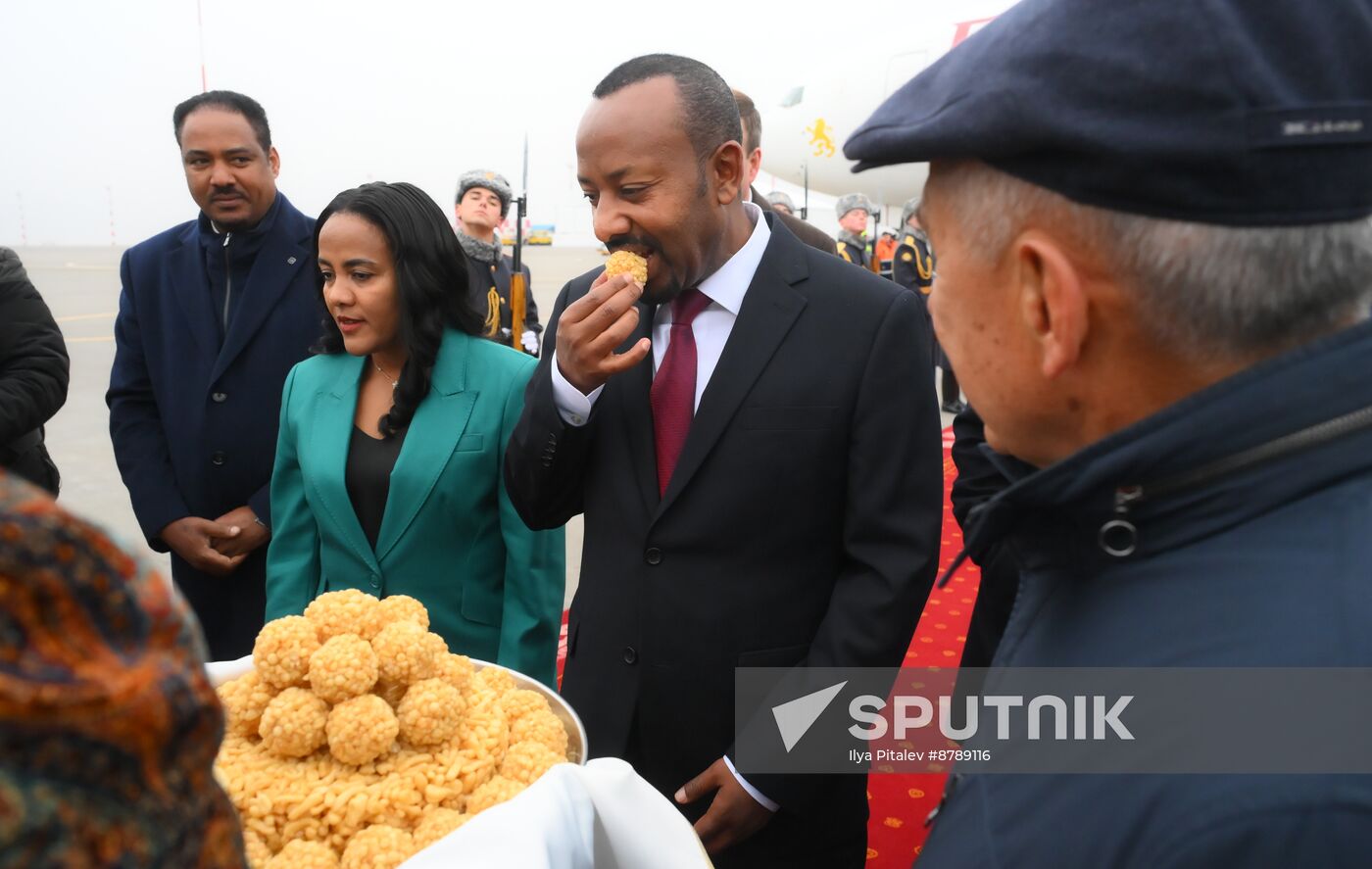 16th BRICS Summit. Arrival of Ethiopian Prime Minister Abiy Ahmed Ali