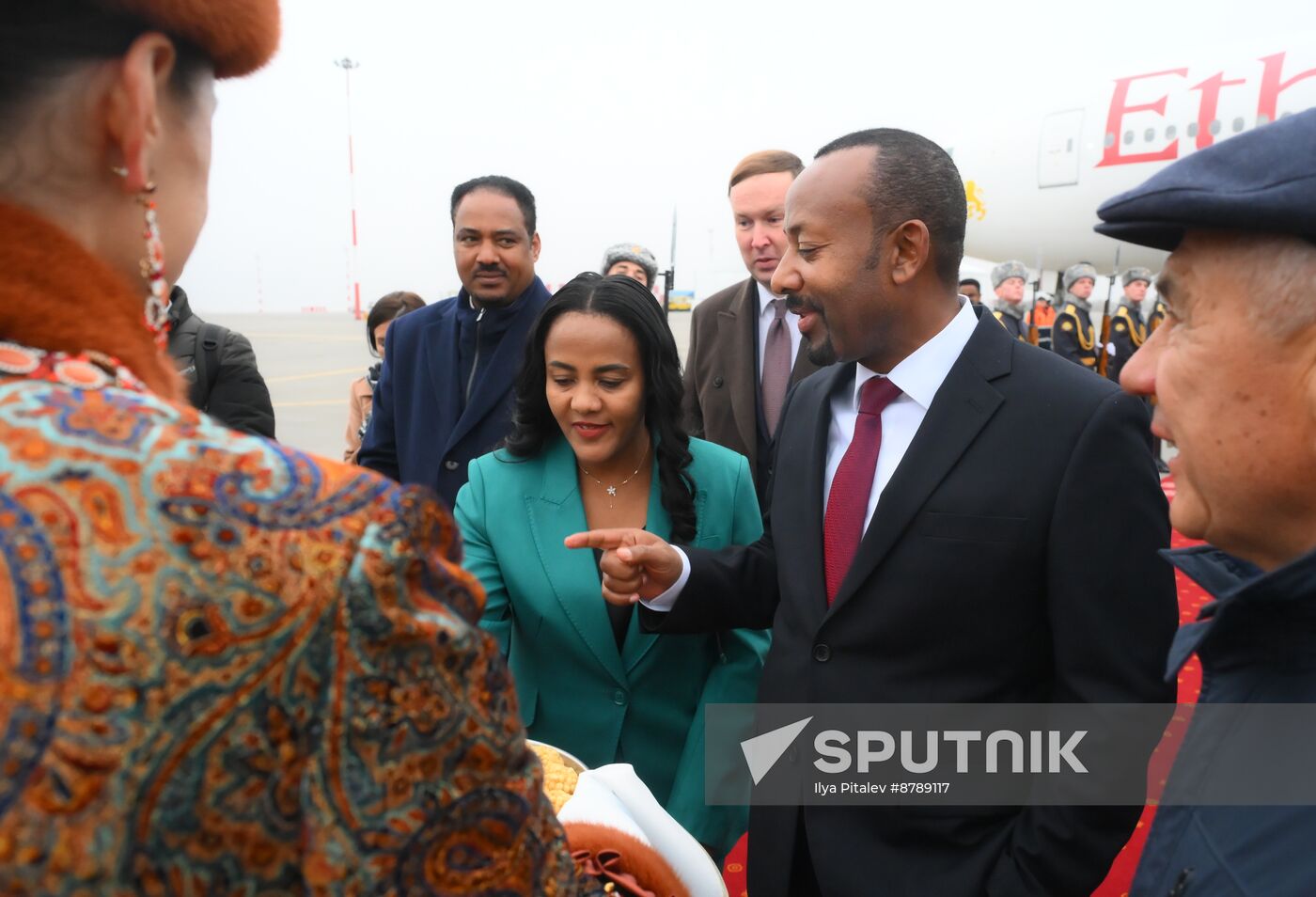 16th BRICS Summit. Arrival of Ethiopian Prime Minister Abiy Ahmed Ali