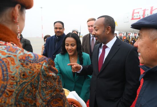 16th BRICS Summit. Arrival of Ethiopian Prime Minister Abiy Ahmed Ali