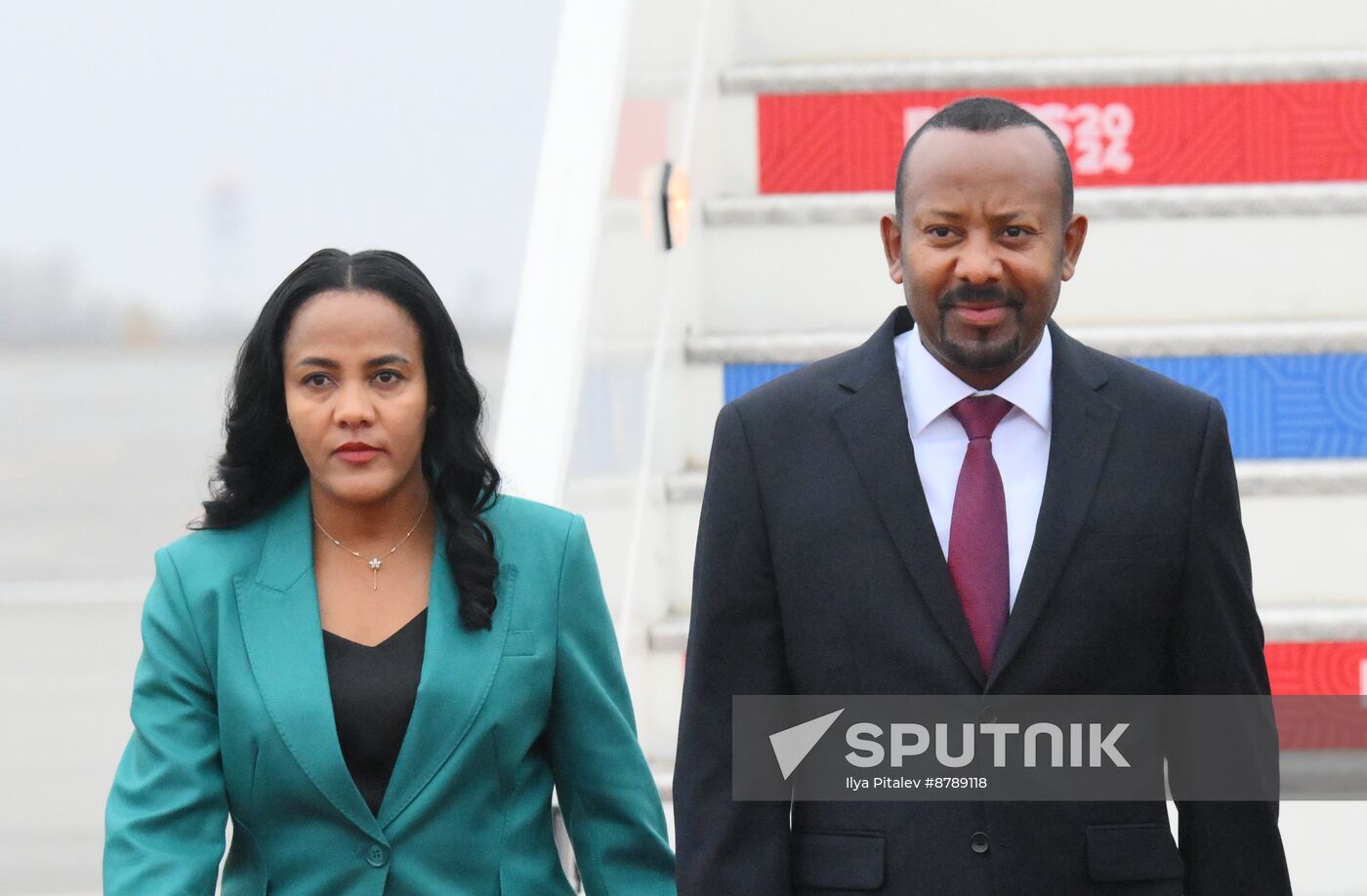 16th BRICS Summit. Arrival of Ethiopian Prime Minister Abiy Ahmed Ali