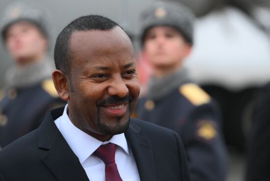 16th BRICS Summit. Arrival of Ethiopian Prime Minister Abiy Ahmed Ali