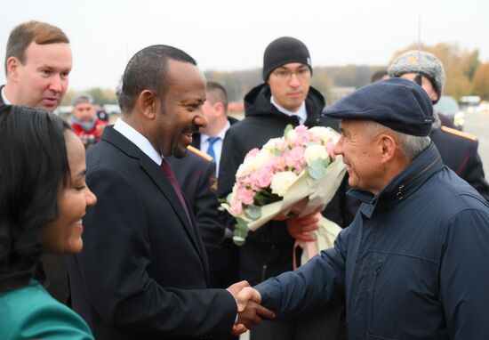 16th BRICS Summit. Arrival of Ethiopian Prime Minister Abiy Ahmed Ali