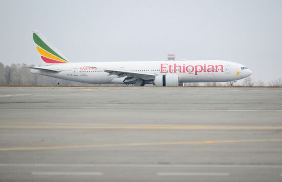 16th BRICS Summit. Arrival of Ethiopian Prime Minister Abiy Ahmed Ali