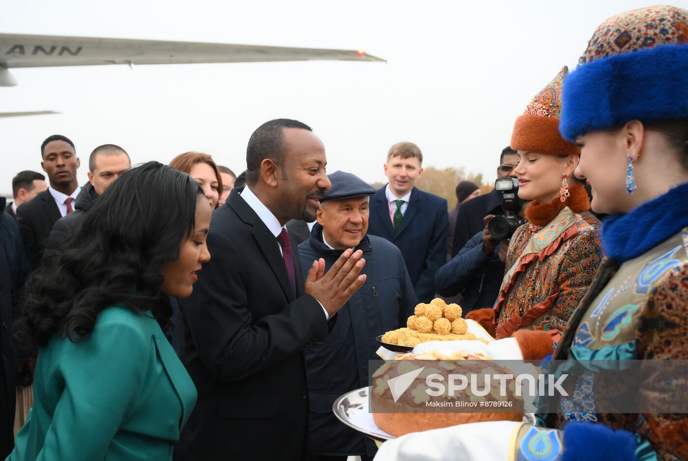 16th BRICS Summit. Arrival of Ethiopian Prime Minister Abiy Ahmed Ali