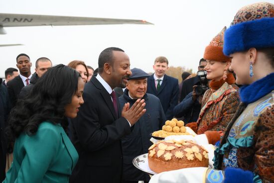 16th BRICS Summit. Arrival of Ethiopian Prime Minister Abiy Ahmed Ali