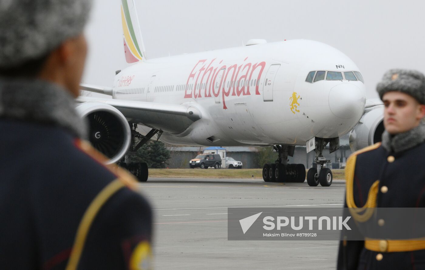 16th BRICS Summit. Arrival of Ethiopian Prime Minister Abiy Ahmed Ali