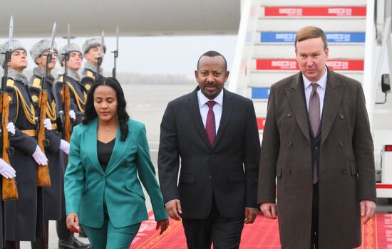 16th BRICS Summit. Arrival of Ethiopian Prime Minister Abiy Ahmed Ali