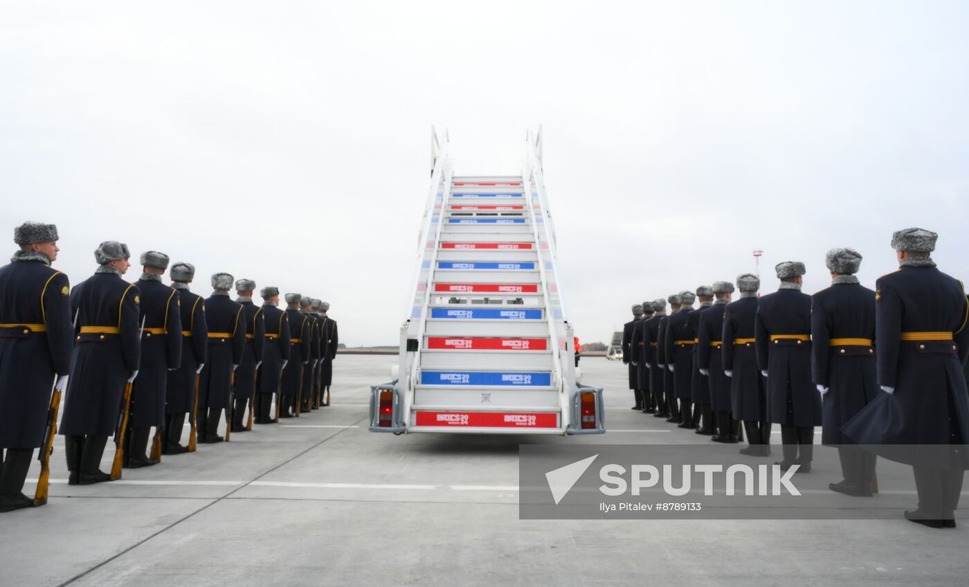 16th BRICS Summit. Indian Prime Minister Narendra Modi arrives in Kazan