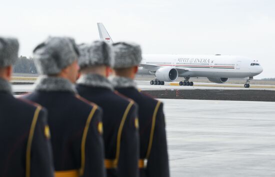 16th BRICS Summit. Arrival of Indian Prime Minister Narendra Modi