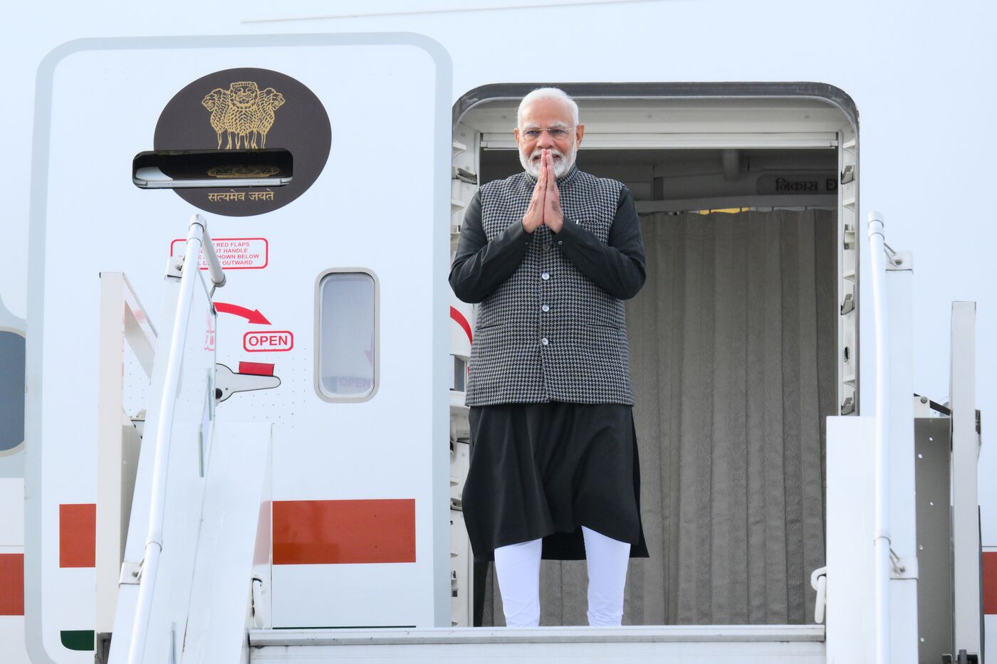 16th BRICS Summit. Indian Prime Minister Narendra Modi arrives in Kazan