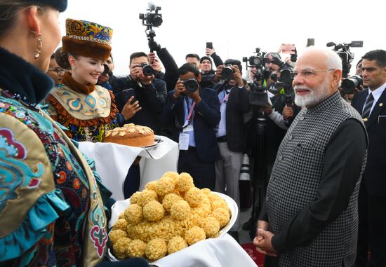 16th BRICS Summit. Arrival of Indian Prime Minister Narendra Modi