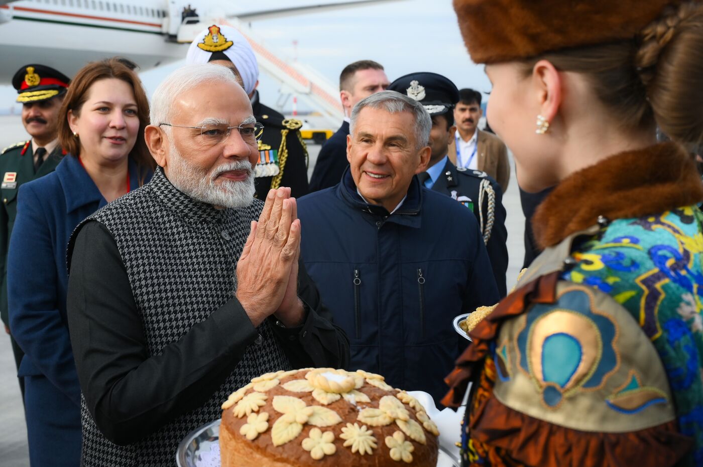 16th BRICS Summit. Indian Prime Minister Narendra Modi arrives in Kazan