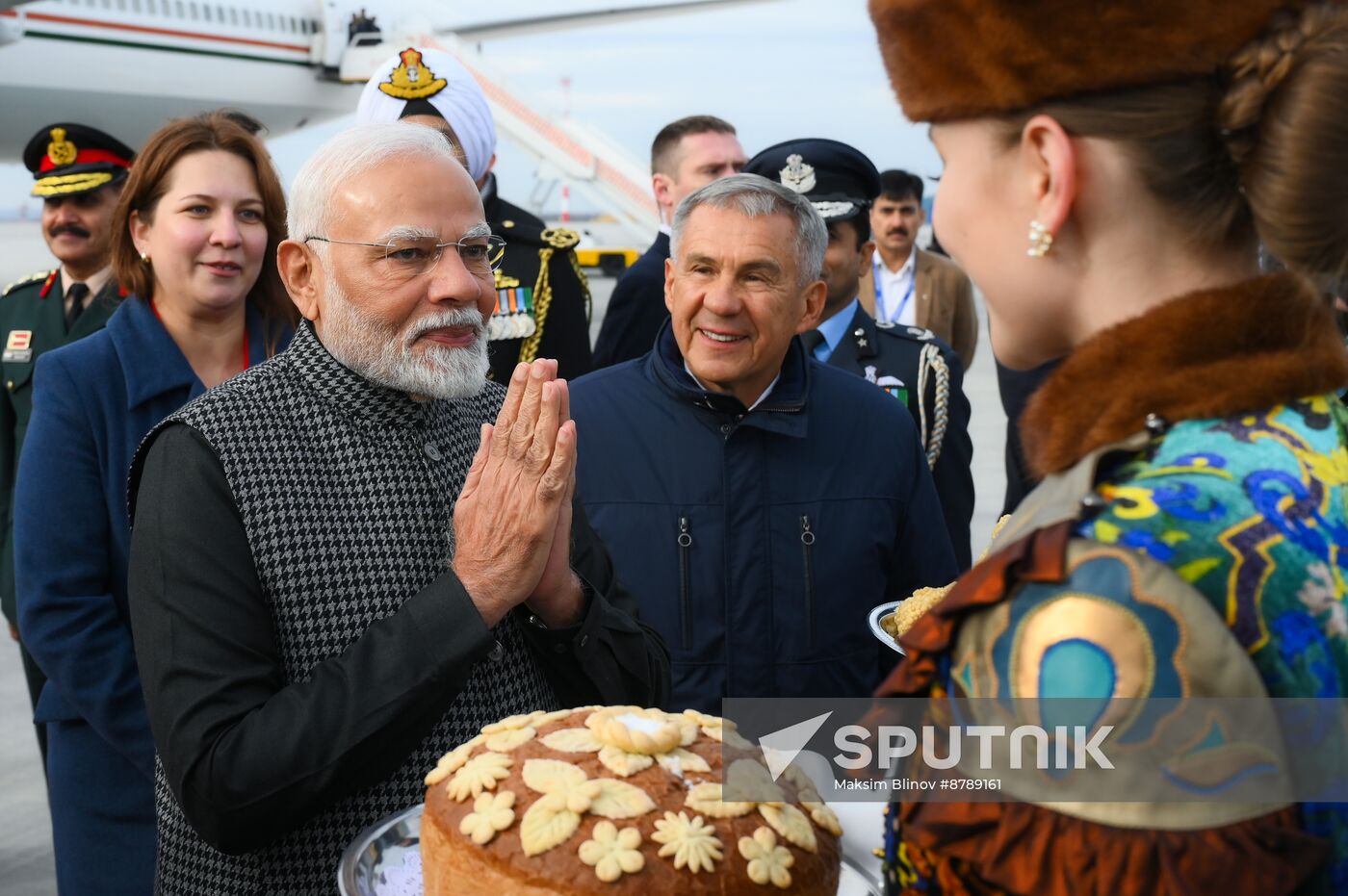16th BRICS Summit. Indian Prime Minister Narendra Modi arrives in Kazan