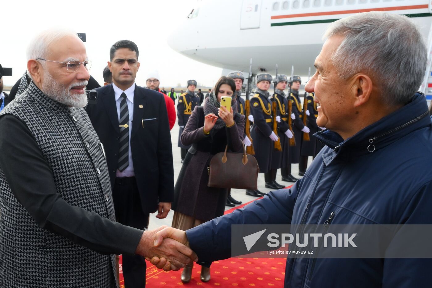 16th BRICS Summit. Indian Prime Minister Narendra Modi arrives in Kazan
