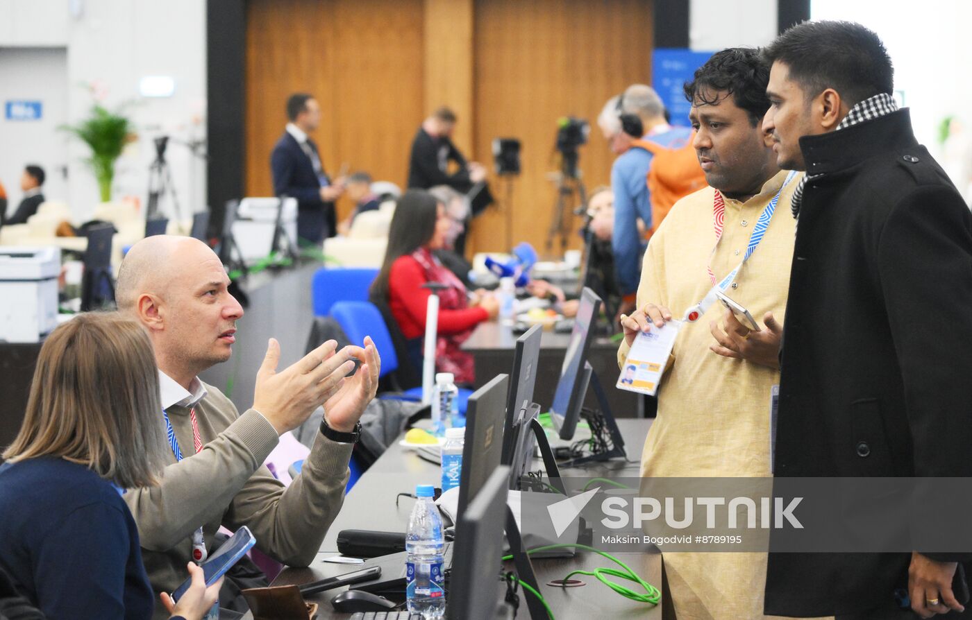 16th BRICS Summit. Work of forum