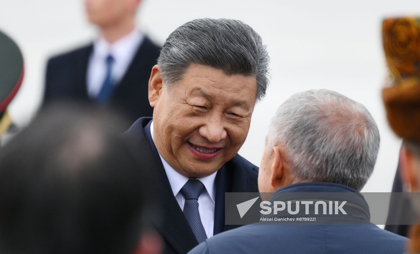 16th BRICS Summit. Arrival of President of People's Republic of China Xi Jinping