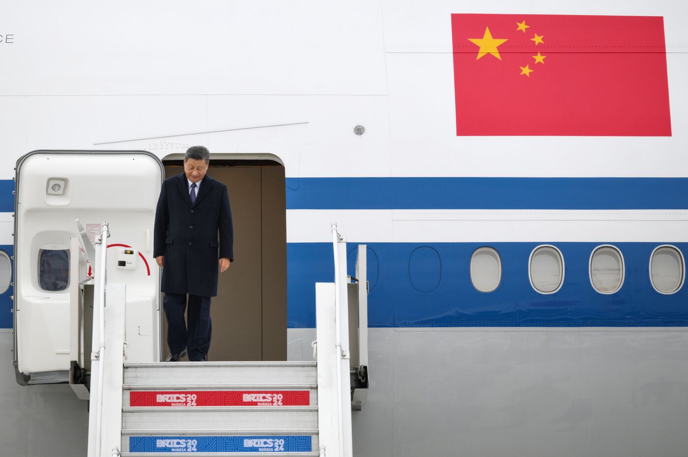 16th BRICS Summit. Arrival of President of People's Republic of China Xi Jinping