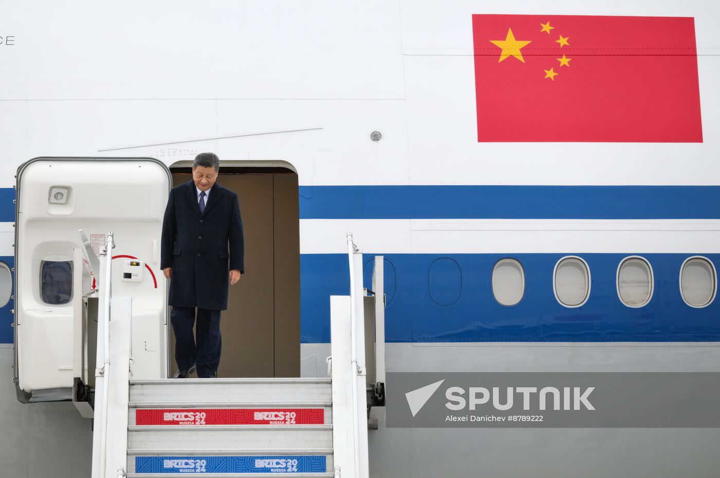 16th BRICS Summit. Arrival of President of People's Republic of China Xi Jinping