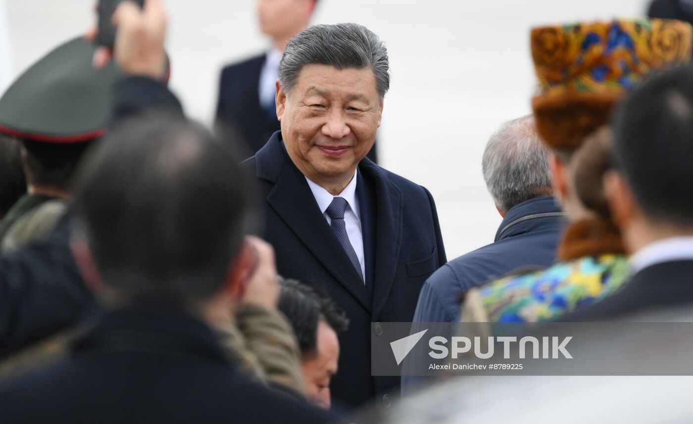 16th BRICS Summit. Arrival of President of People's Republic of China Xi Jinping