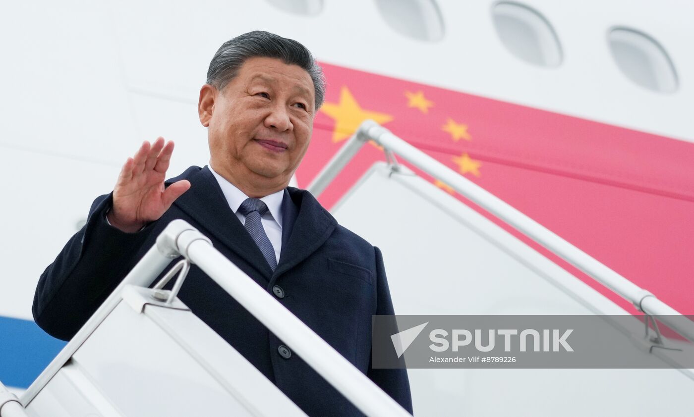 16th BRICS Summit. Arrival of President of People's Republic of China Xi Jinping