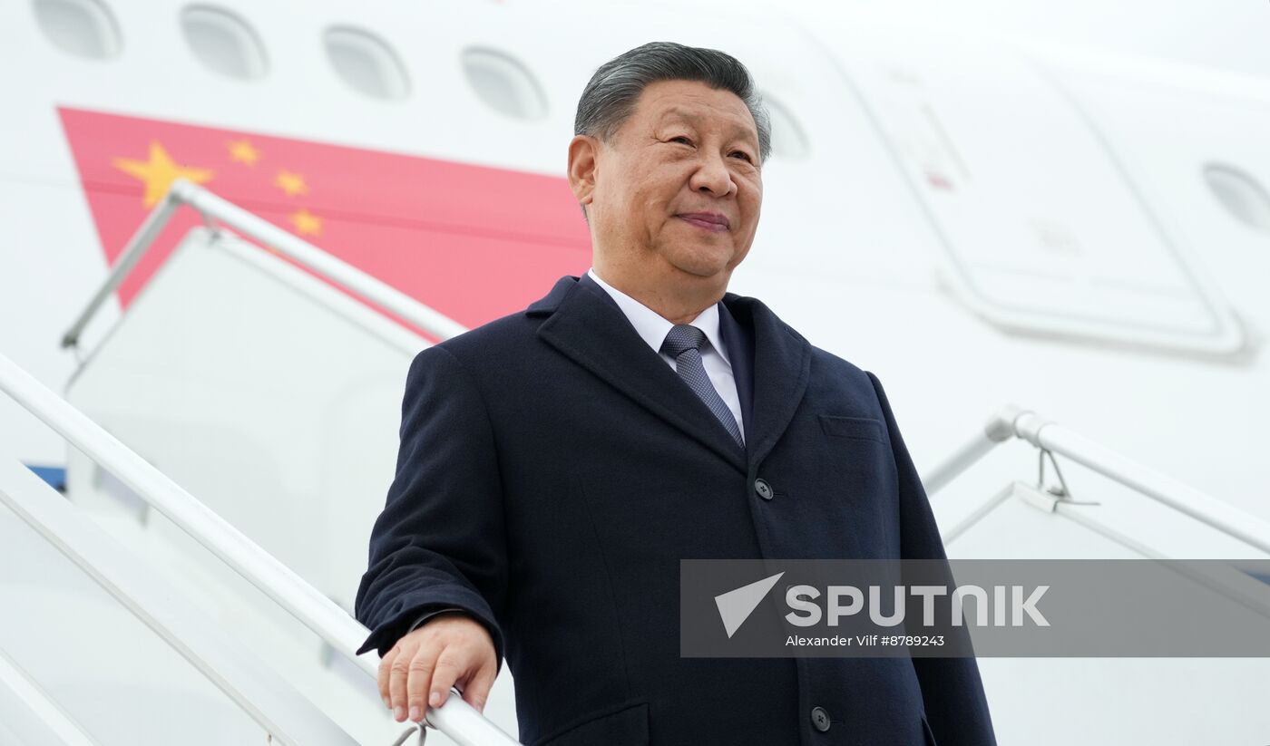 16th BRICS Summit. Arrival of President of People's Republic of China Xi Jinping