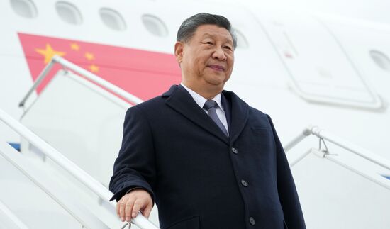 16th BRICS Summit. Arrival of President of People's Republic of China Xi Jinping