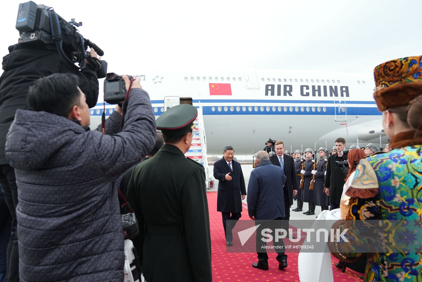 16th BRICS Summit. Arrival of President of People's Republic of China Xi Jinping