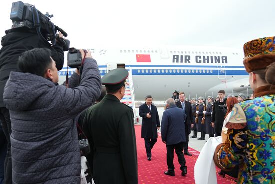 16th BRICS Summit. Arrival of President of People's Republic of China Xi Jinping