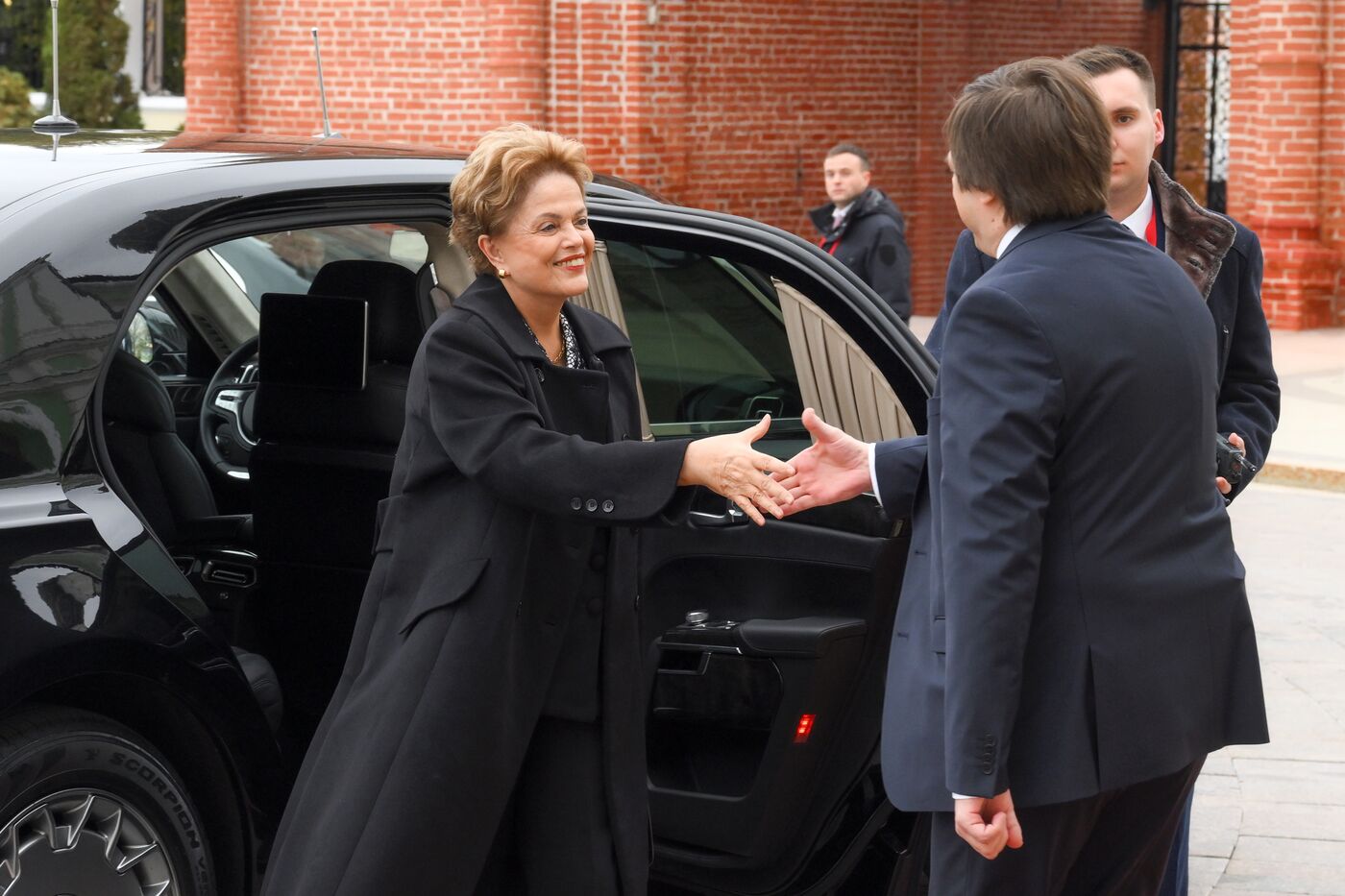 16th BRICS Summit. Russian President Vladimir Putin meets with BRICS New Development Bank President Dilma Rousseff