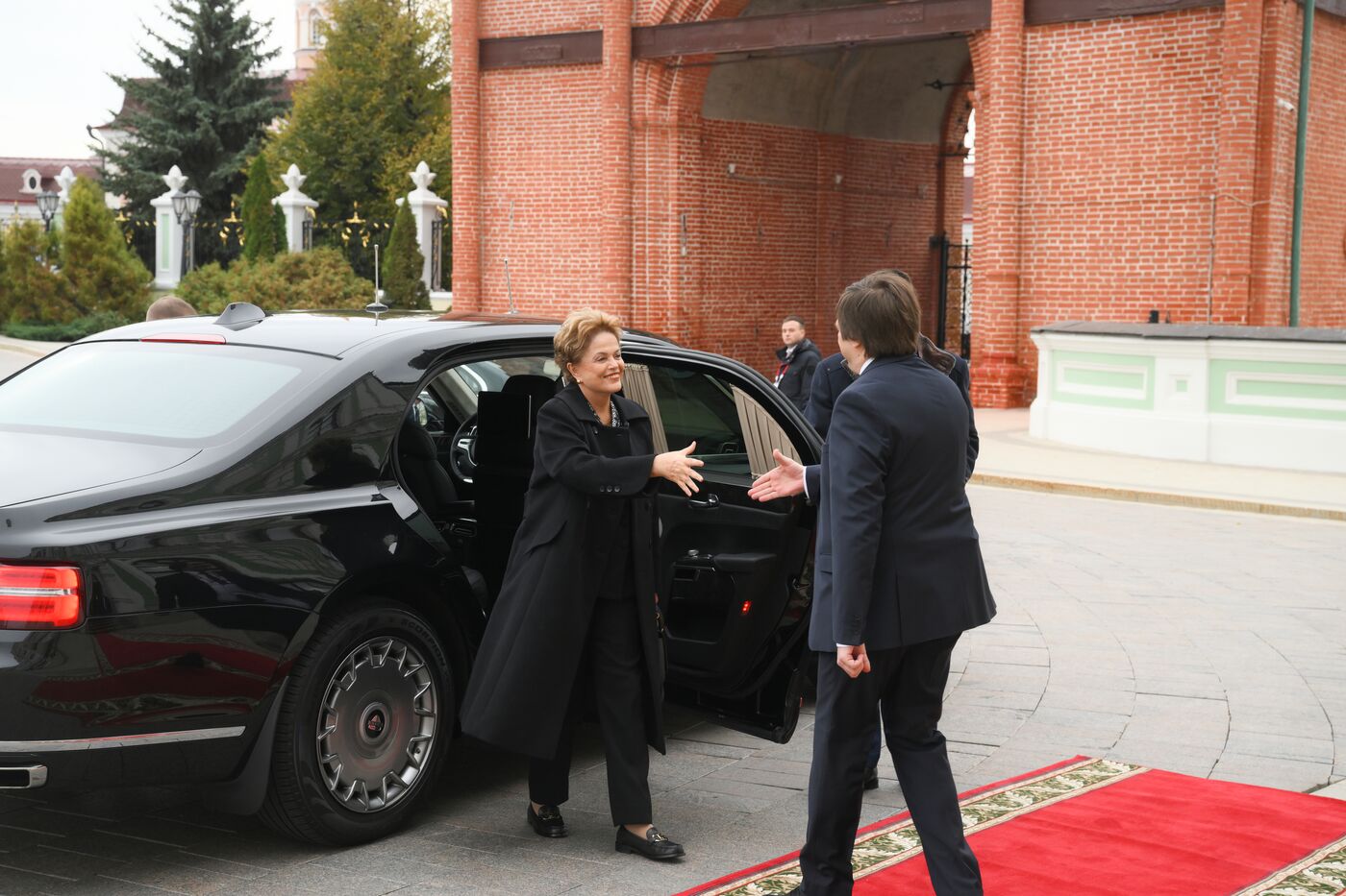 16th BRICS Summit. Russian President Vladimir Putin meets with BRICS New Development Bank President Dilma Rousseff