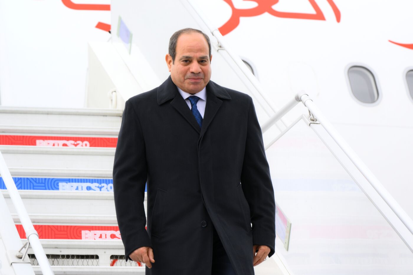 16th BRICS Summit. Arrival of Egyptian President Abdel Fattah al-Sisi