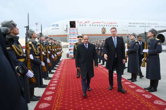 16th BRICS Summit. Arrival of Egyptian President Abdel Fattah al-Sisi