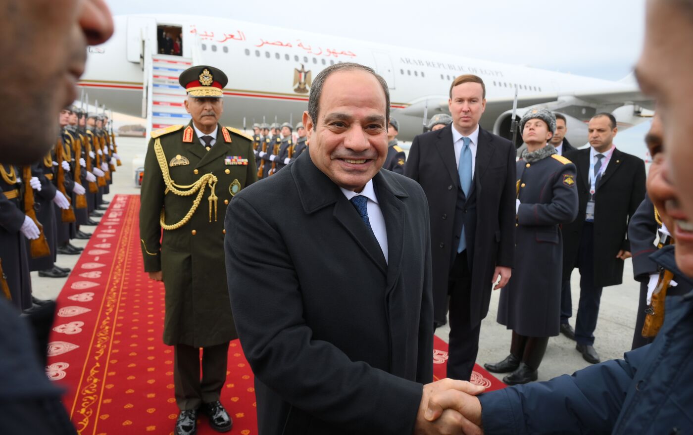 16th BRICS Summit. Arrival of Egyptian President Abdel Fattah al-Sisi