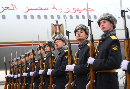 16th BRICS Summit. Arrival of Egyptian President Abdel Fattah al-Sisi