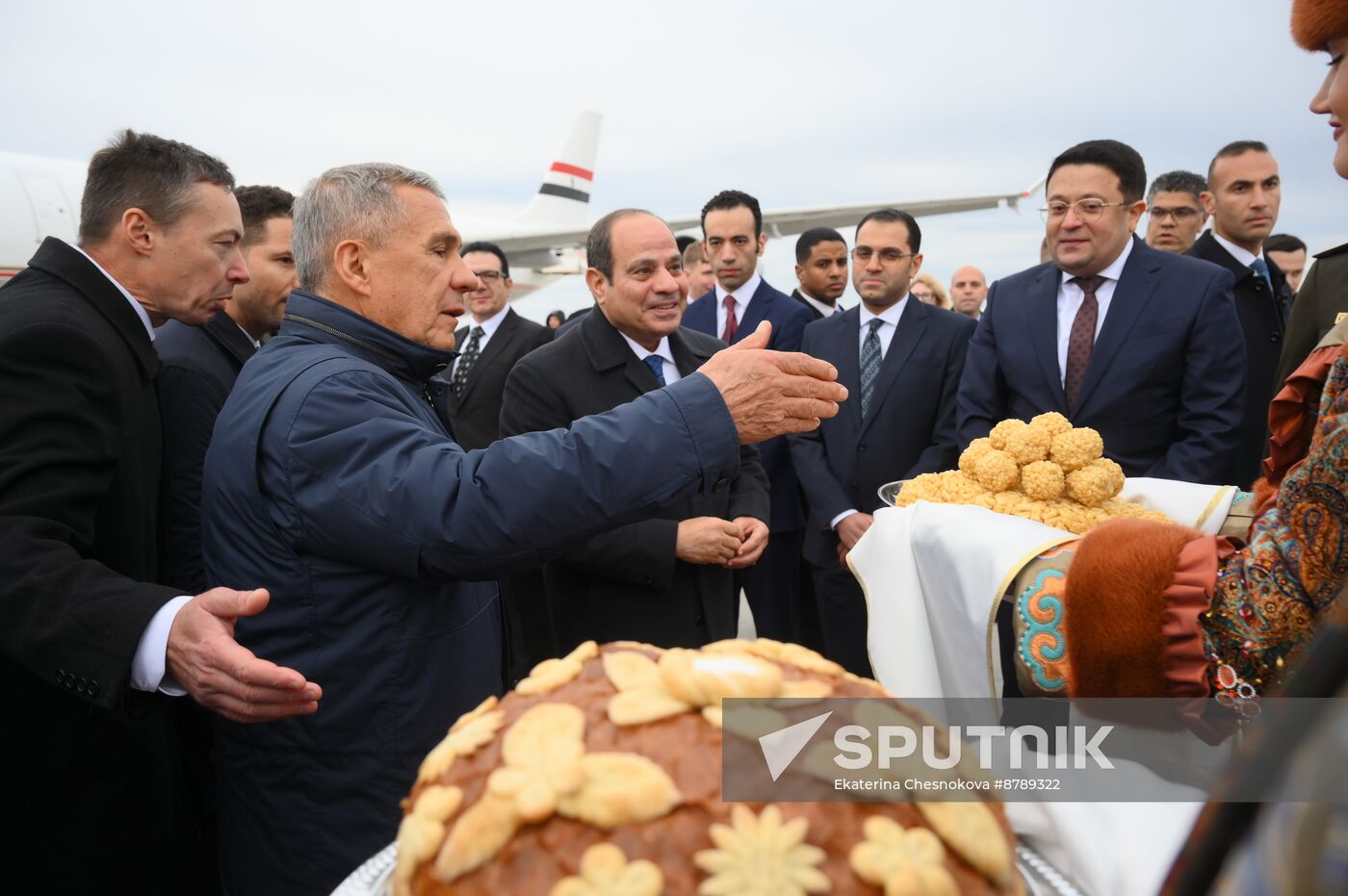 16th BRICS Summit. Arrival of Egyptian President Abdel Fattah al-Sisi