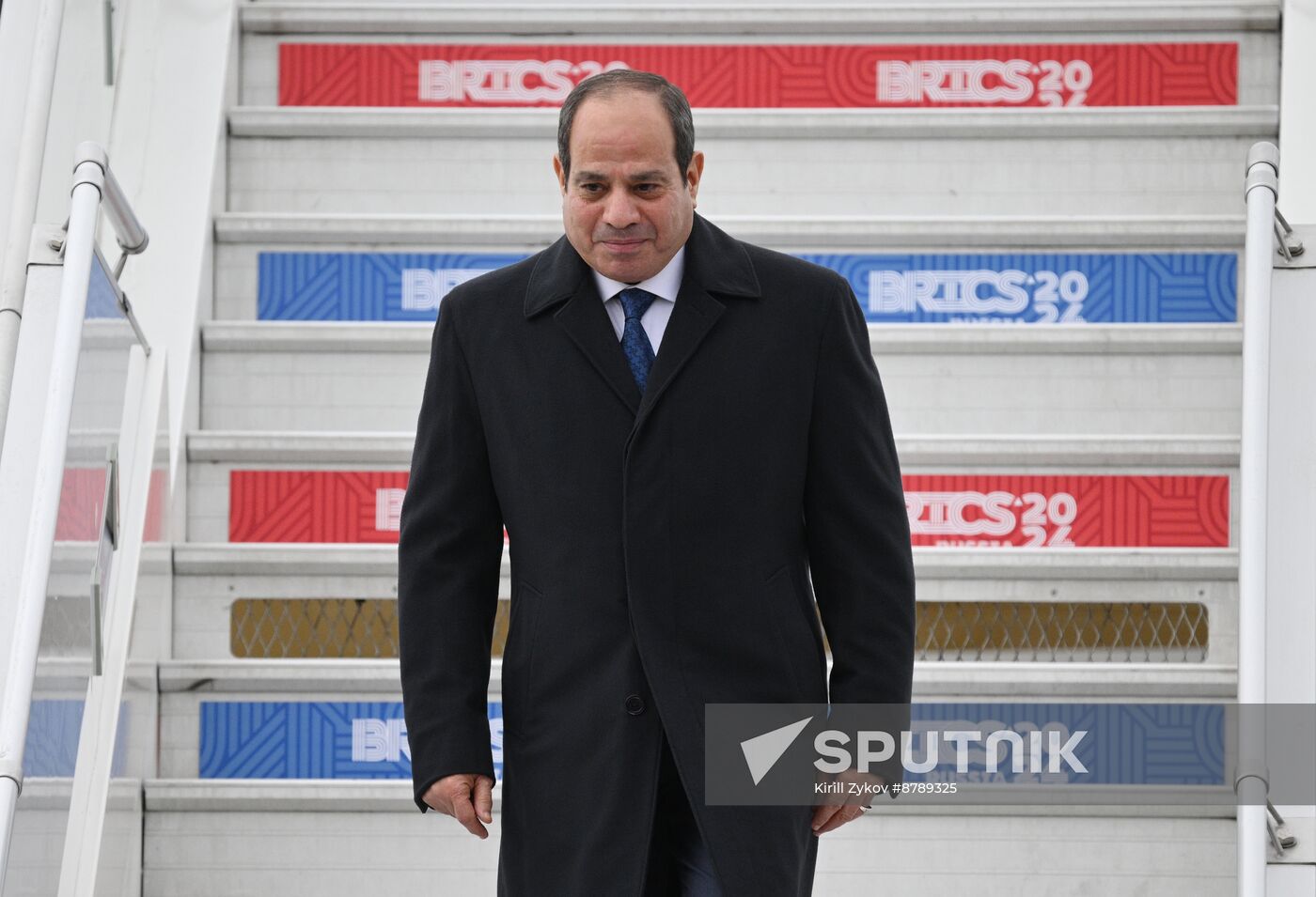 16th BRICS Summit. Arrival of Egyptian President Abdel Fattah al-Sisi