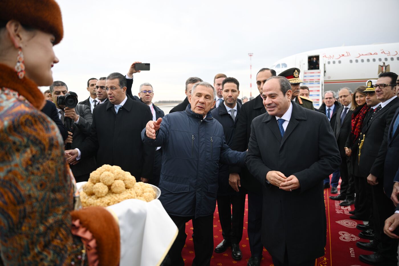 16th BRICS Summit. Arrival of Egyptian President Abdel Fattah al-Sisi