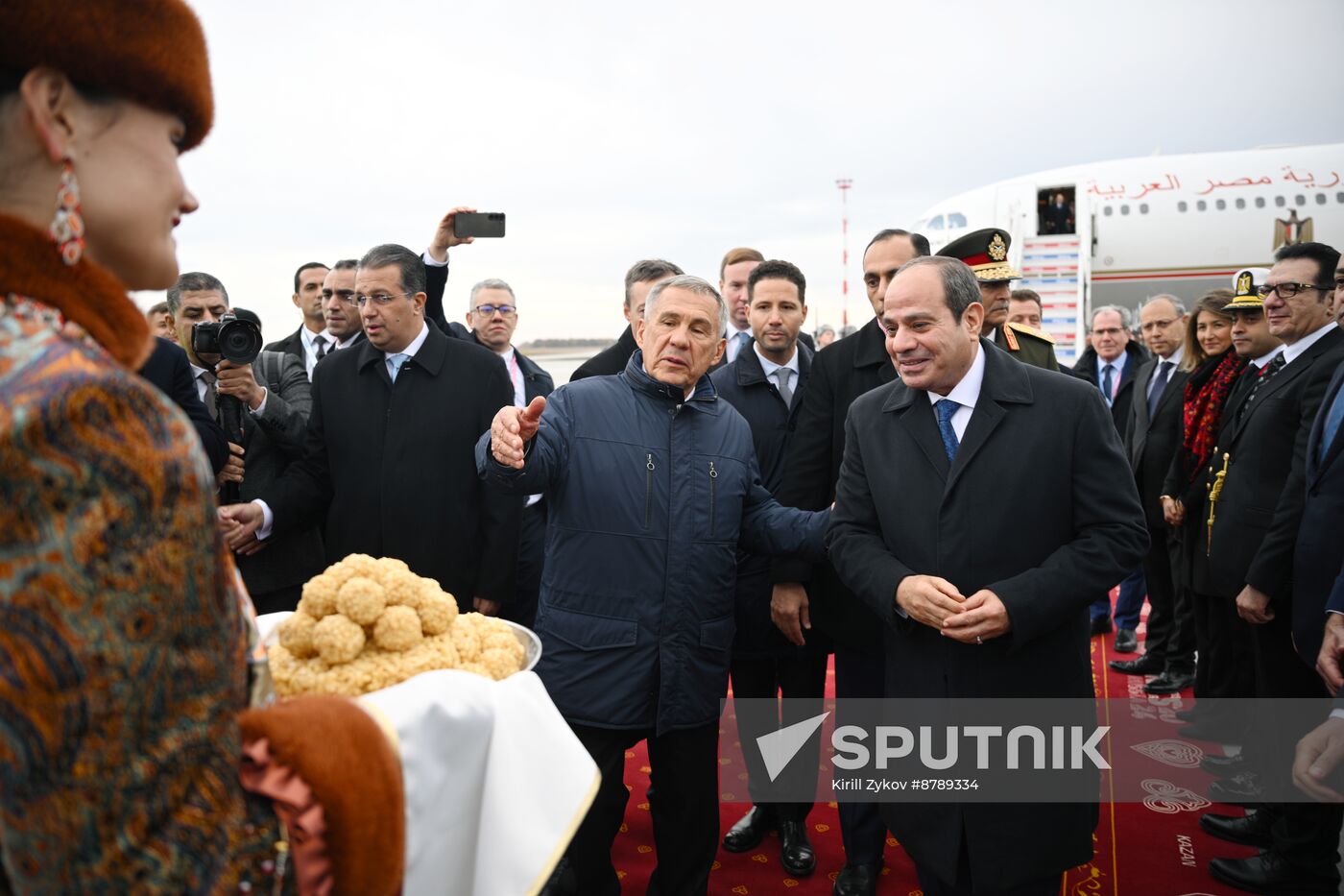 16th BRICS Summit. Arrival of Egyptian President Abdel Fattah al-Sisi