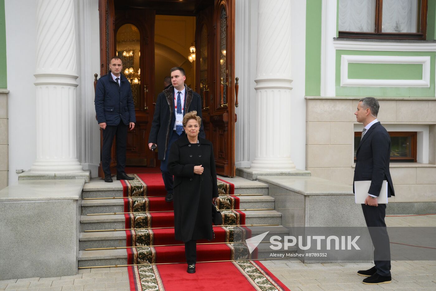 16th BRICS Summit. Russian President Vladimir Putin meets with BRICS New Development Bank President Dilma Rousseff