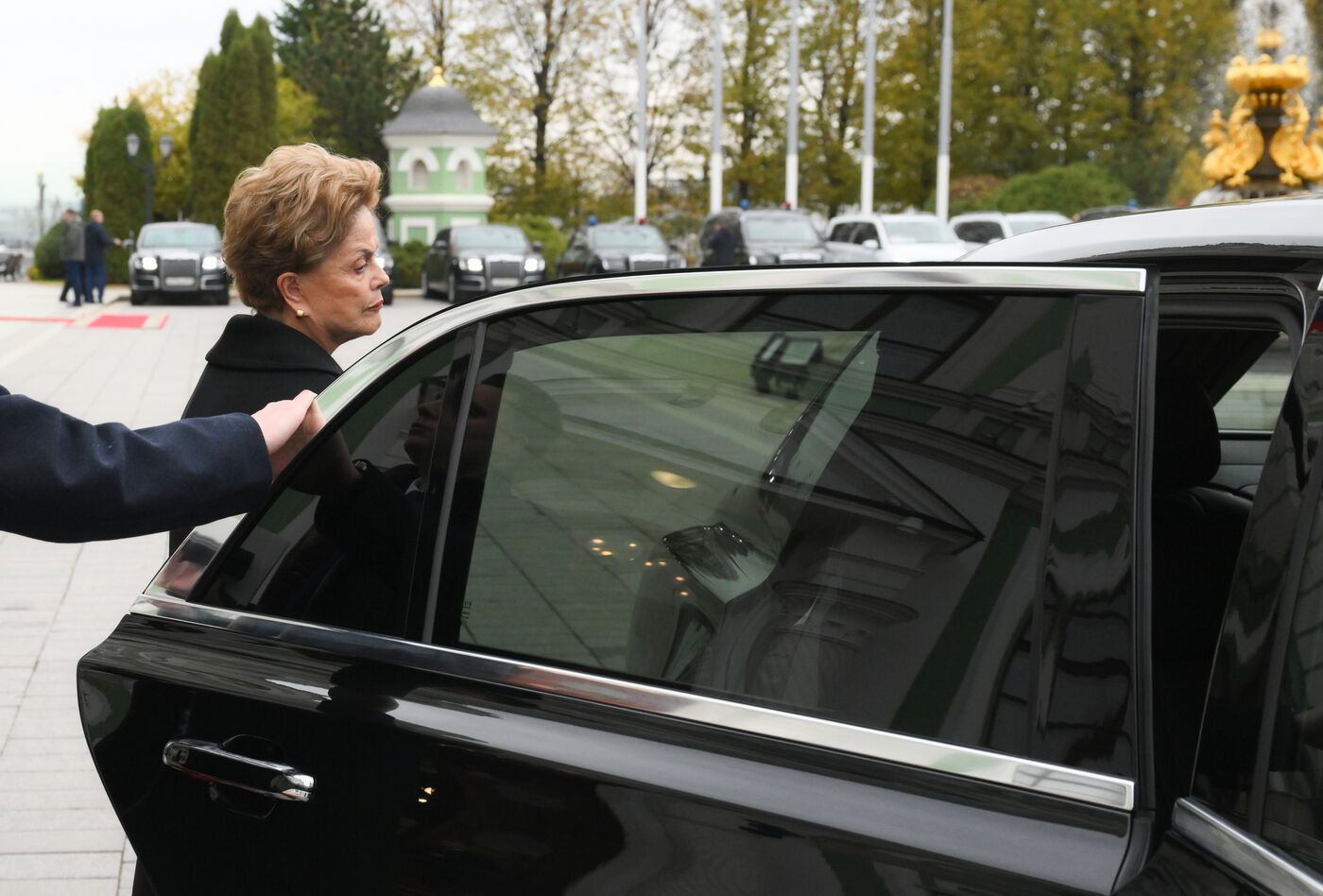 16th BRICS Summit. Russian President Vladimir Putin meets with BRICS New Development Bank President Dilma Rousseff