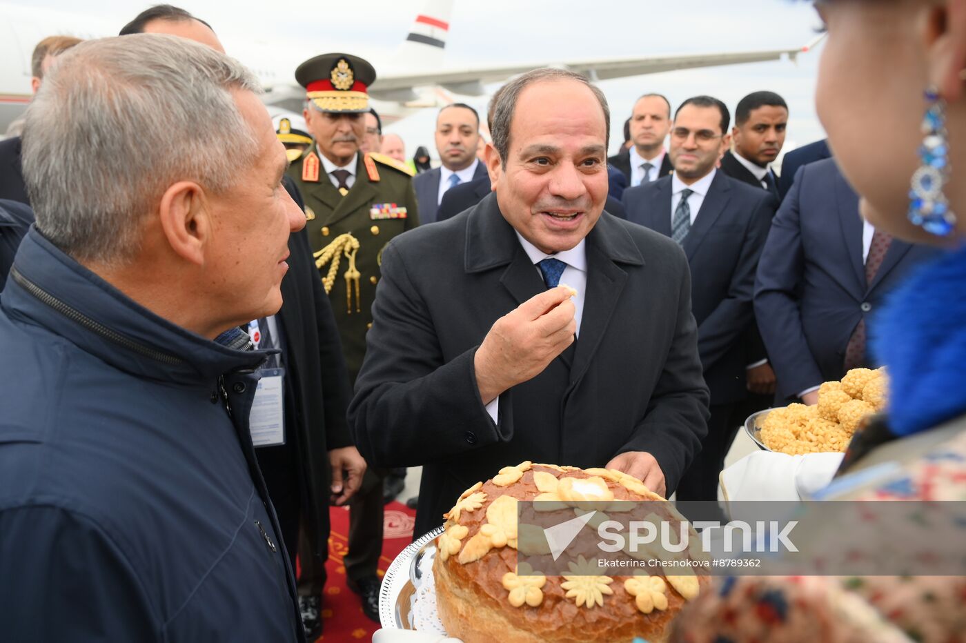 16th BRICS Summit. Arrival of Egyptian President Abdel Fattah al-Sisi