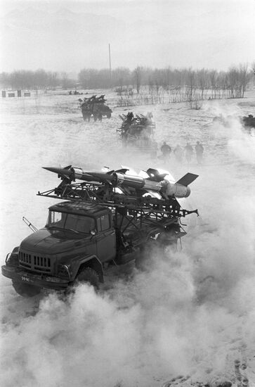 Air Defense Missile Troops exercise