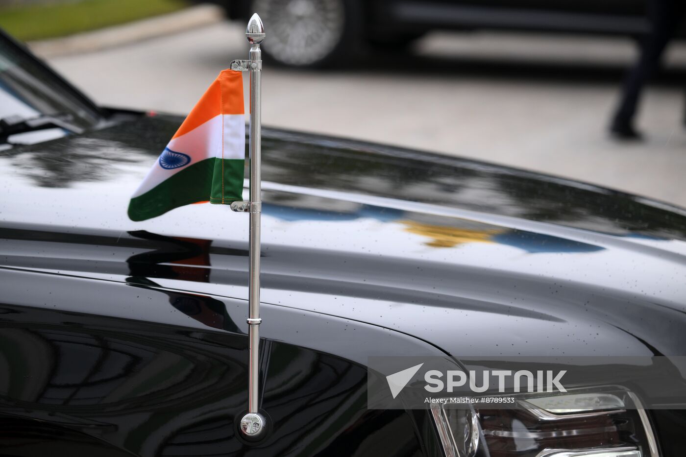 16th BRICS Summit. Russian President Vladimir Putin meets with Indian Prime Minister Narendra Modi