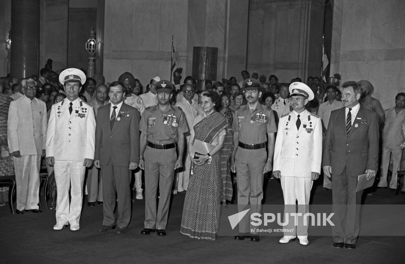 Soyuz T-11 international space mission crew visits India