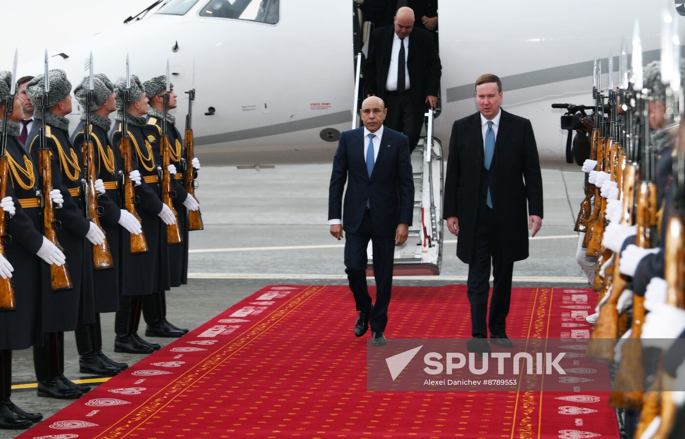 16th BRICS Summit. President of Mauritania Mohamed Ould Cheikh Mohamed Ahmed Ould Ghazouani arrives at the summit