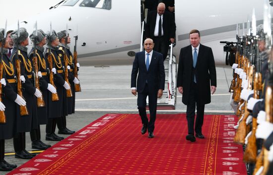 16th BRICS Summit. President of Mauritania Mohamed Ould Cheikh Mohamed Ahmed Ould Ghazouani arrives at the summit