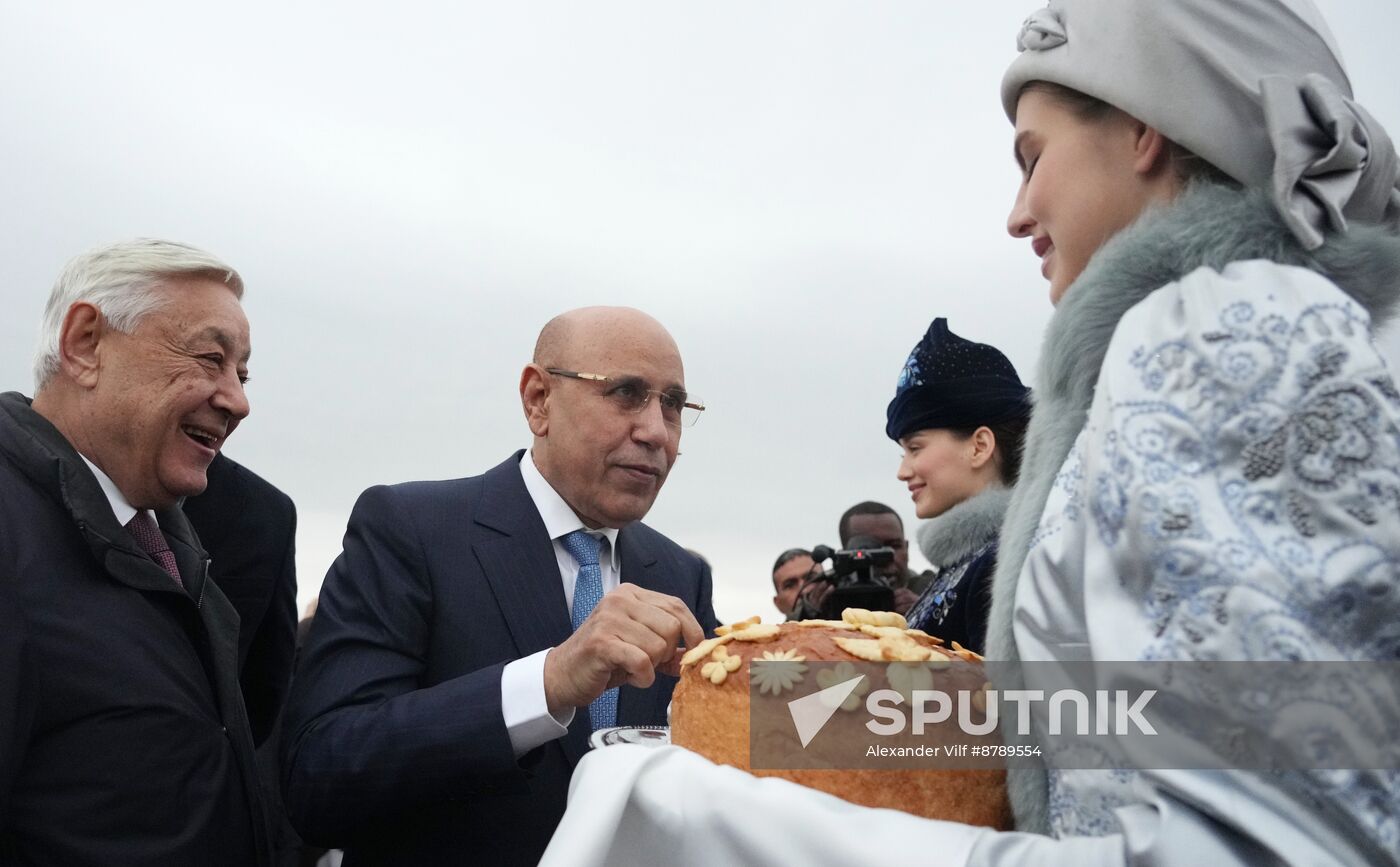 16th BRICS Summit. President of Mauritania Mohamed Ould Cheikh Mohamed Ahmed Ould Ghazouani arrives at the summit